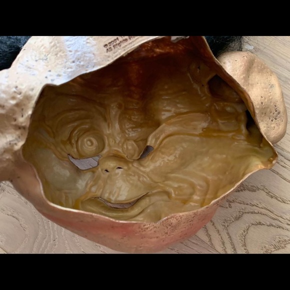 Paper Magic Group Ugly Troll Hairy Adult Rubber Goofy Halloween Mask Vtg 2001 - Picture 7 of 7